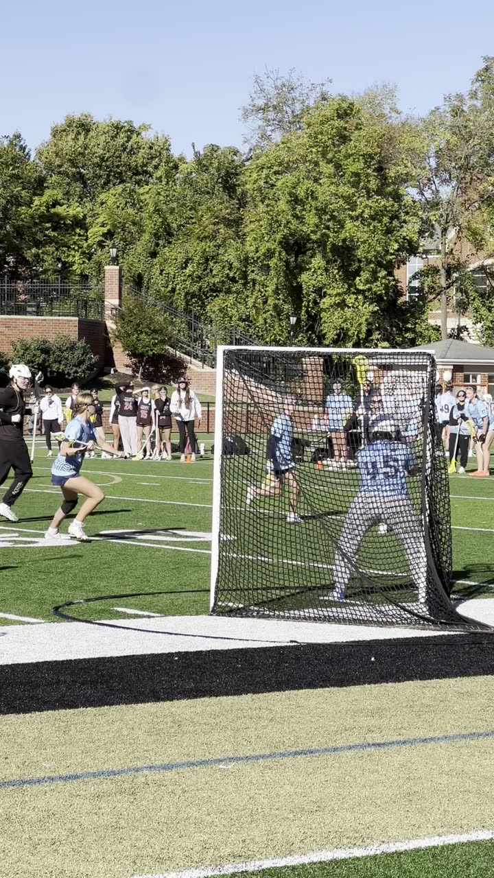 Addie playing lacrosse